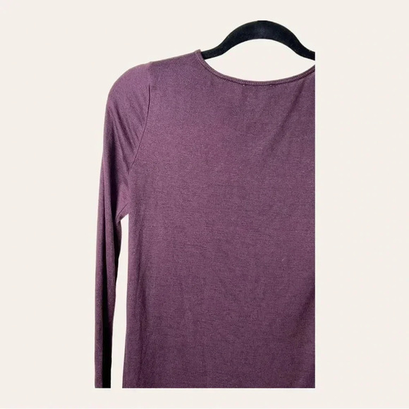 0380. ARITZIA WILFRED FREE PURPLE SWEATER DRESS‎ LONG SLEEVE SIZE XSMALL - Picture 9 of 10